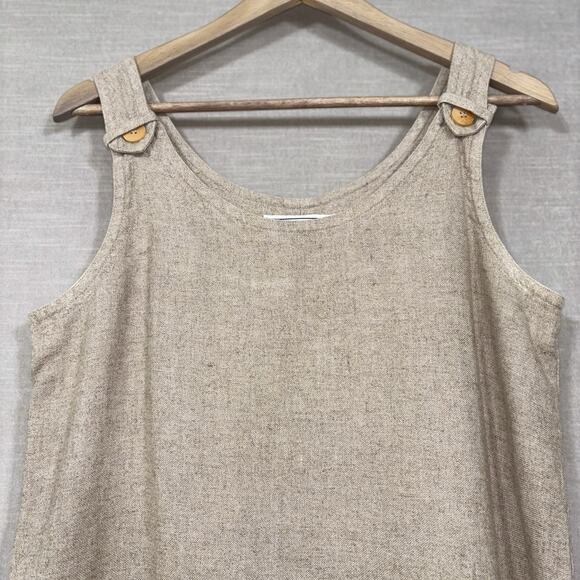 Jessica Howard Womens Linen Blend Twinset Dress Jacket 8P Floral Embroidered - Picture 3 of 8